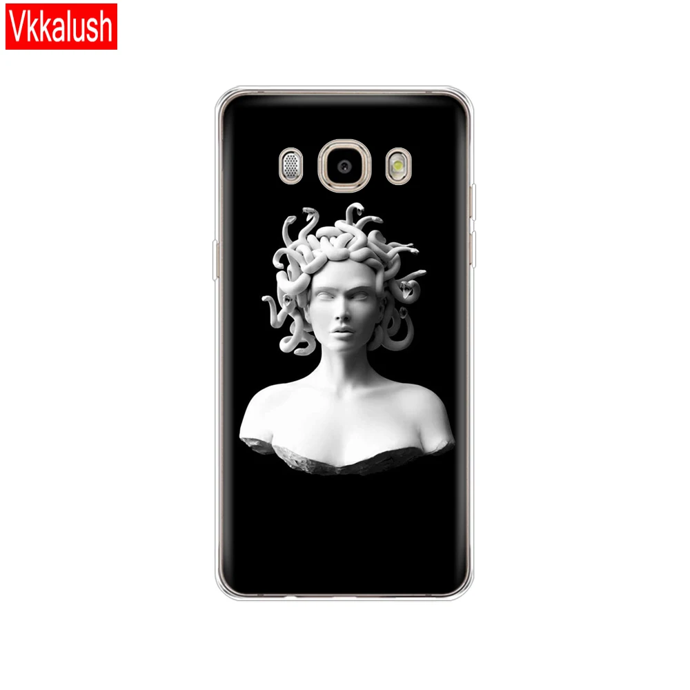 80055 Мягкий силиконовый чехол ТПУ для samsung Galaxy J5 чехол J510 J510F Крышка для samsung J5 чехол в виде ракушки - Цвет: 80055