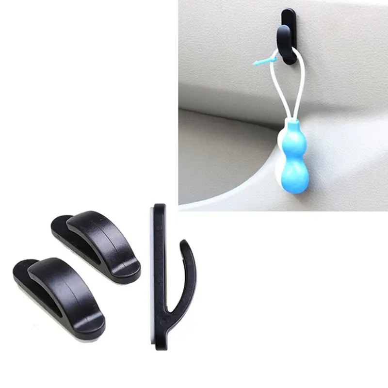 4 шт. удобный черный авто внедорожник автомобиль грузовик самоклеющийся крючок