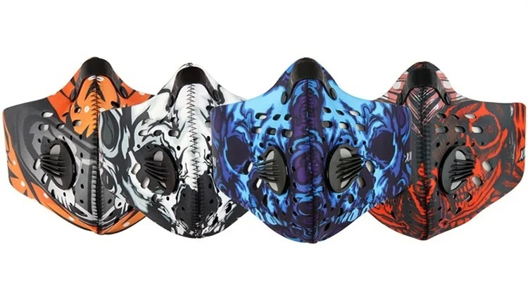 2019 Anti Dust Training Mask Cycling Masks With Filter Half Face Carbon Mountain Bicycle Sport Road Cover | Спорт и развлечения