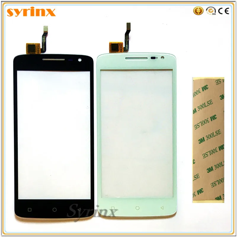 Сенсорный экран SYRINX с лентой 3 м для DEXP IXION ML150 передняя стеклянная панель