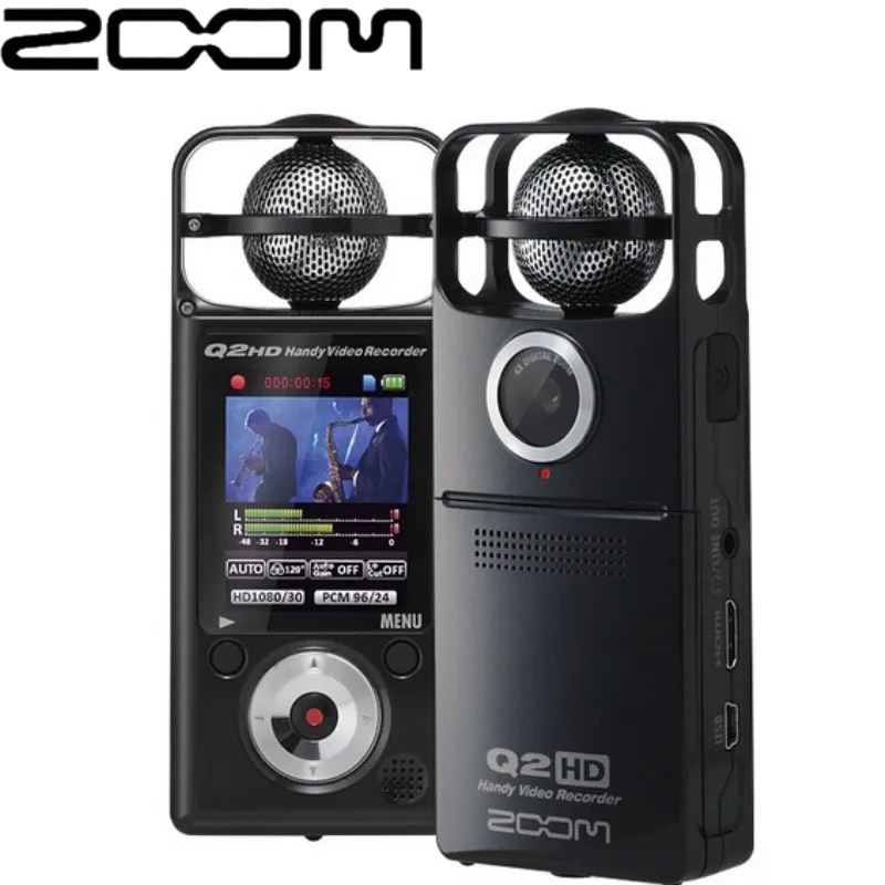 ZOOM Q2HD удобный видеорегистратор HD видео рекордер для записи в реальном времени