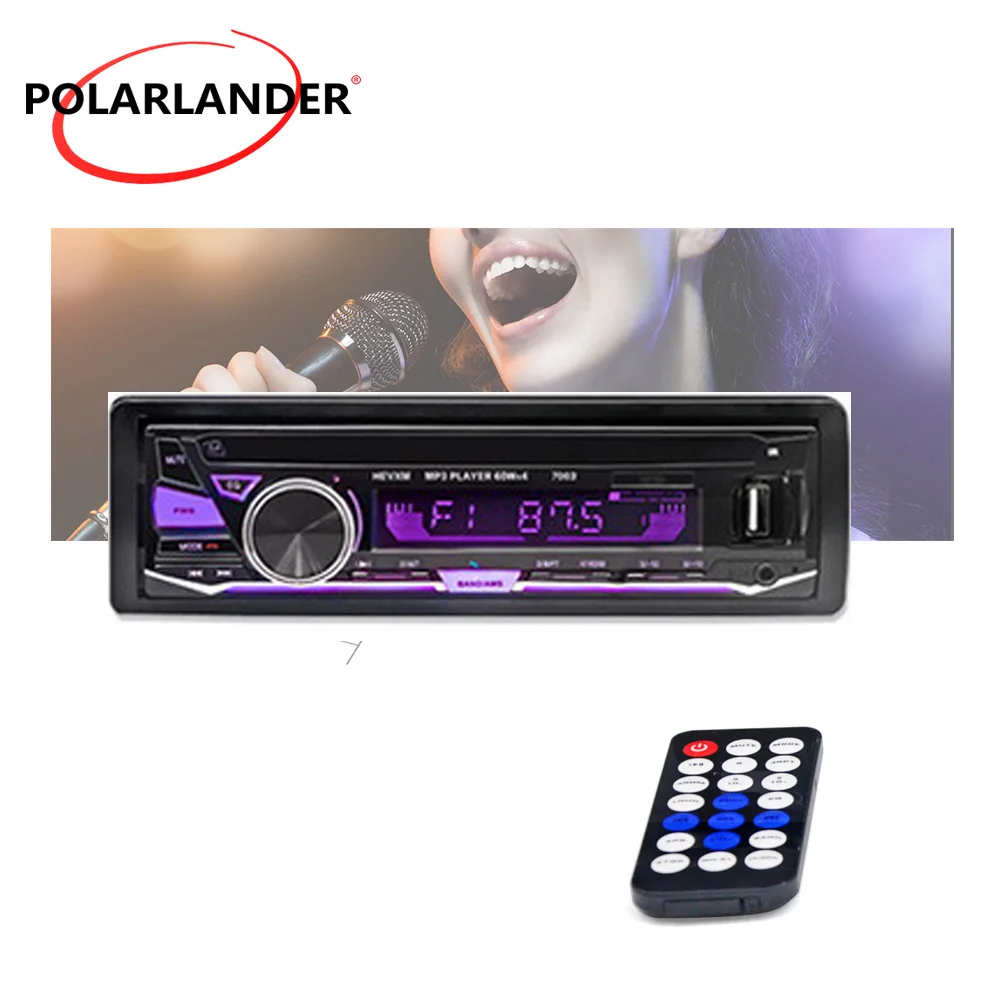 Магнитола с Bluetooth Автомобильный MP3-плеер радио 1 Din стерео аудио плеер 7003 дюймов |