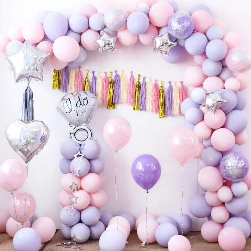 1 50-color Macarons Birthday Party Adult Balloon Arch Wedding and Engagement 2019 New Year Decorative Ballons | Дом и сад