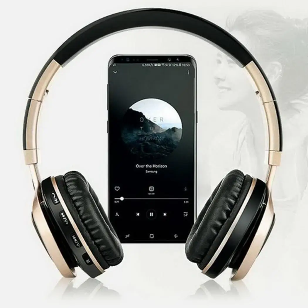 BT08 беспроводные наушники Bluetooth бас гарнитура с микрофоном Поддержка TF карты