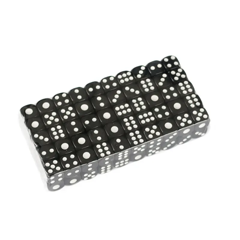 

100Pcs/set High-end KTV Dice Color Acrylic Sieve Bar Drinking Shakes 12mm