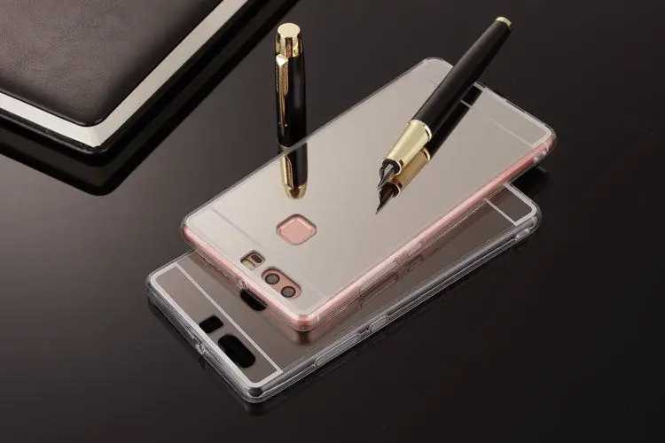 Роскошный Блестящий Мягкий чехол из ТПУ с зеркалом для Huawei Honor 4C 4X 5X 6X 7X 4A 5A 6A Чехлы
