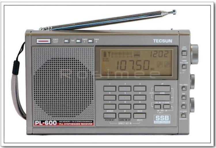 Tecsun pl600 FM радио стерео PL-600 fm радио часы радио цифровой приемник SSB радио Цифровая Демодуляция