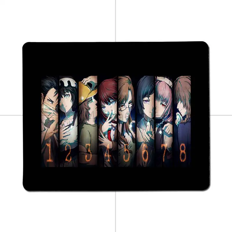Прочный резиновый коврик для мыши MaiYaCa steins gate персонализированные коврики