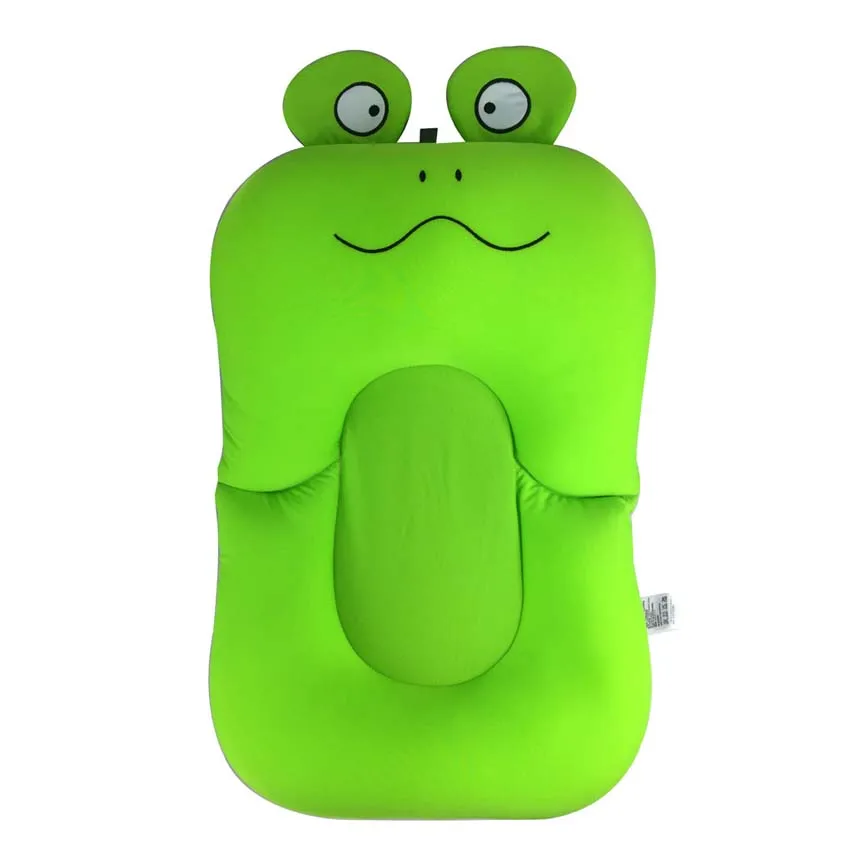 Green Frog Складная детская ванна/кровать/коврик Ванна стул/полка детские Душ сетки Новорожденный ребенок ванна сиденье Младенческая Ванна аксессуар для поддержки в ванне - Цвет: Green Frog