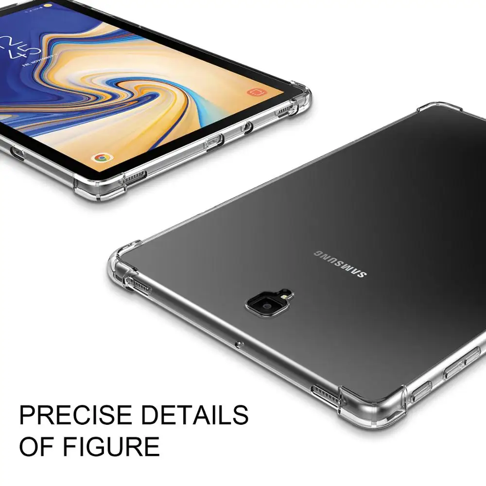 Прозрачный чехол для samsung Galaxy Tab A 10 5 2018 мягкий планшета из ТПУ чехол|Чехлы