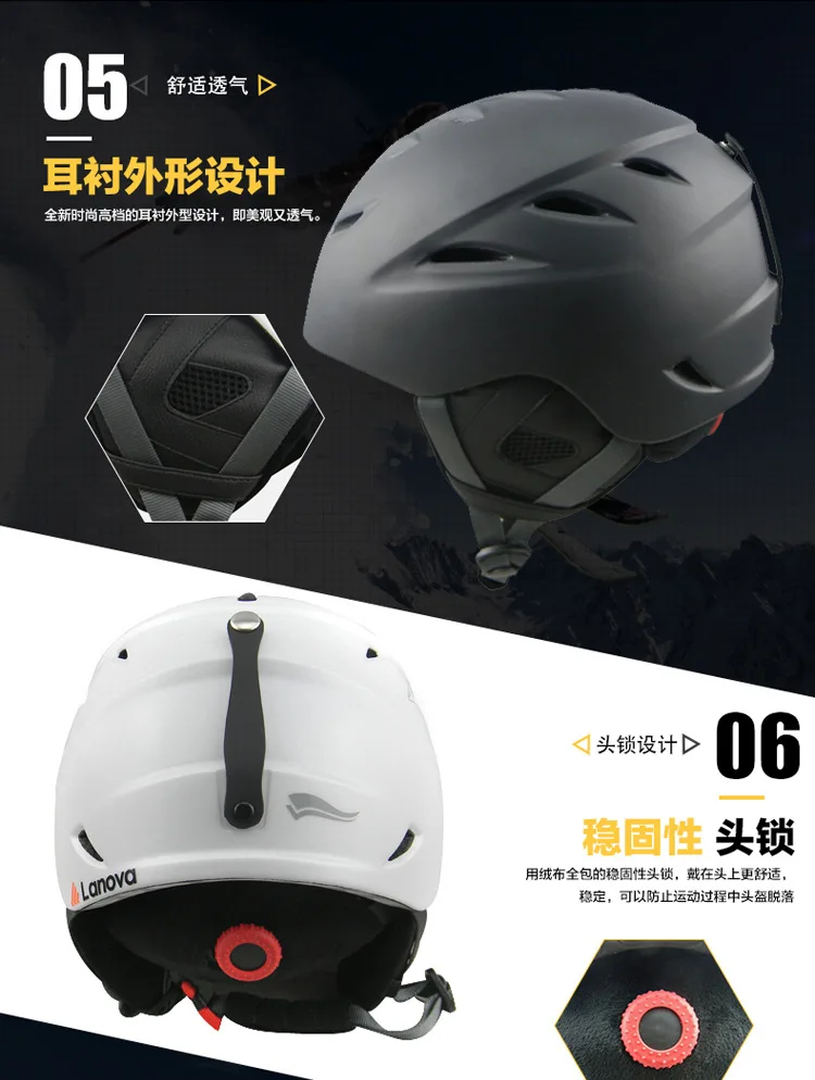 Оптовая продажа высокое качество EPS лыжные шлемы дышащие снежные спортивные
