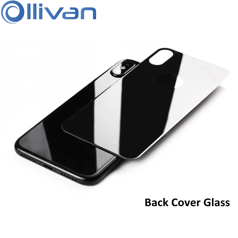 OLLIVAN задняя крышка из закаленного стекла для iPhone X 8 Plus Защитная пленка экрана
