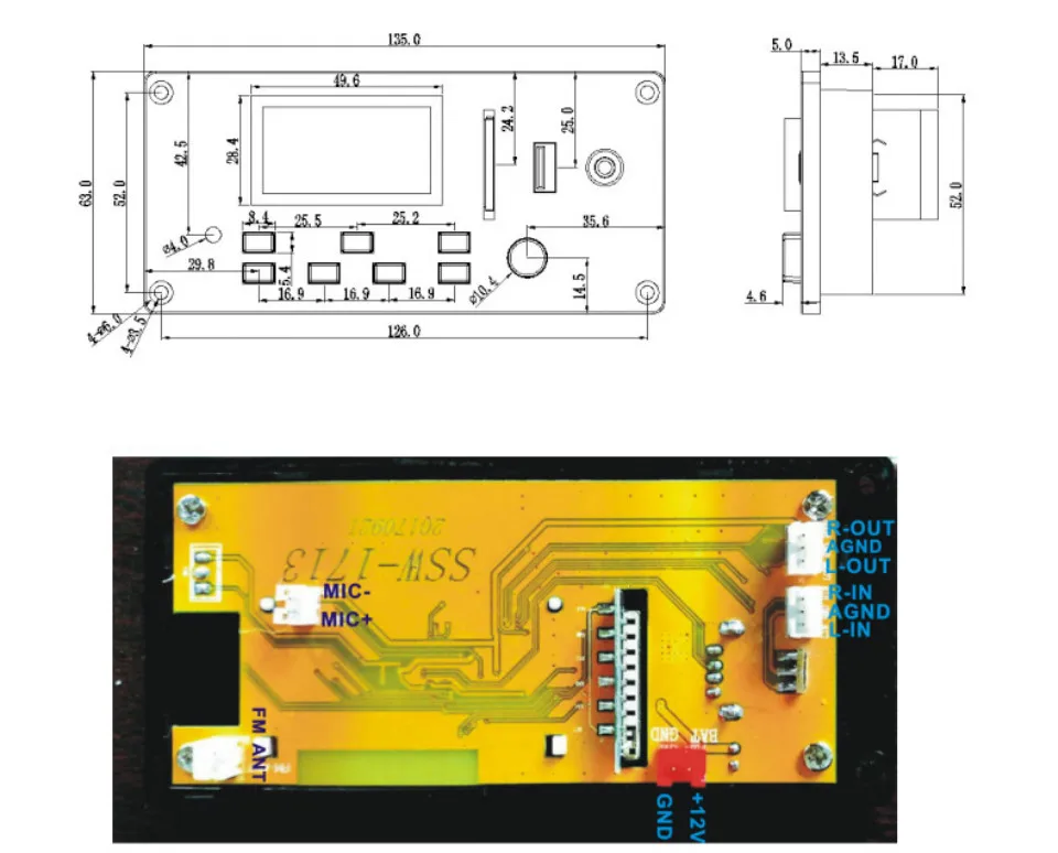 AIYIMA Bluetooth MP3 декодер плата WMA USB SD FM AUX декодирование автомобиля MP3 модуль синхронизация текста DIY динамик усилитель домашнего кинотеатра