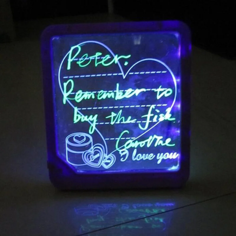 Новое светодиодное табло ручной работы флуоресцентная детская доска для рисования детские игрушки