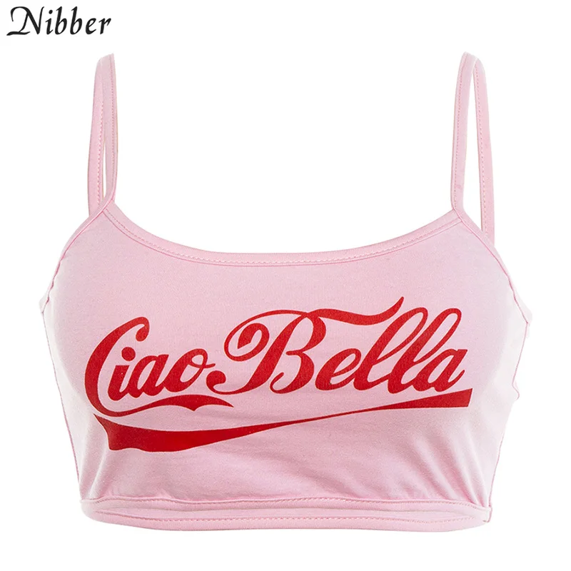 Летний милый розовый хлопковый укороченный Топ для женщин, камзол, модная однотонная Домашняя одежда, майка, Топ для девушек без рукавов, повседневные футболки, лидер продаж - Цвет: Розовый