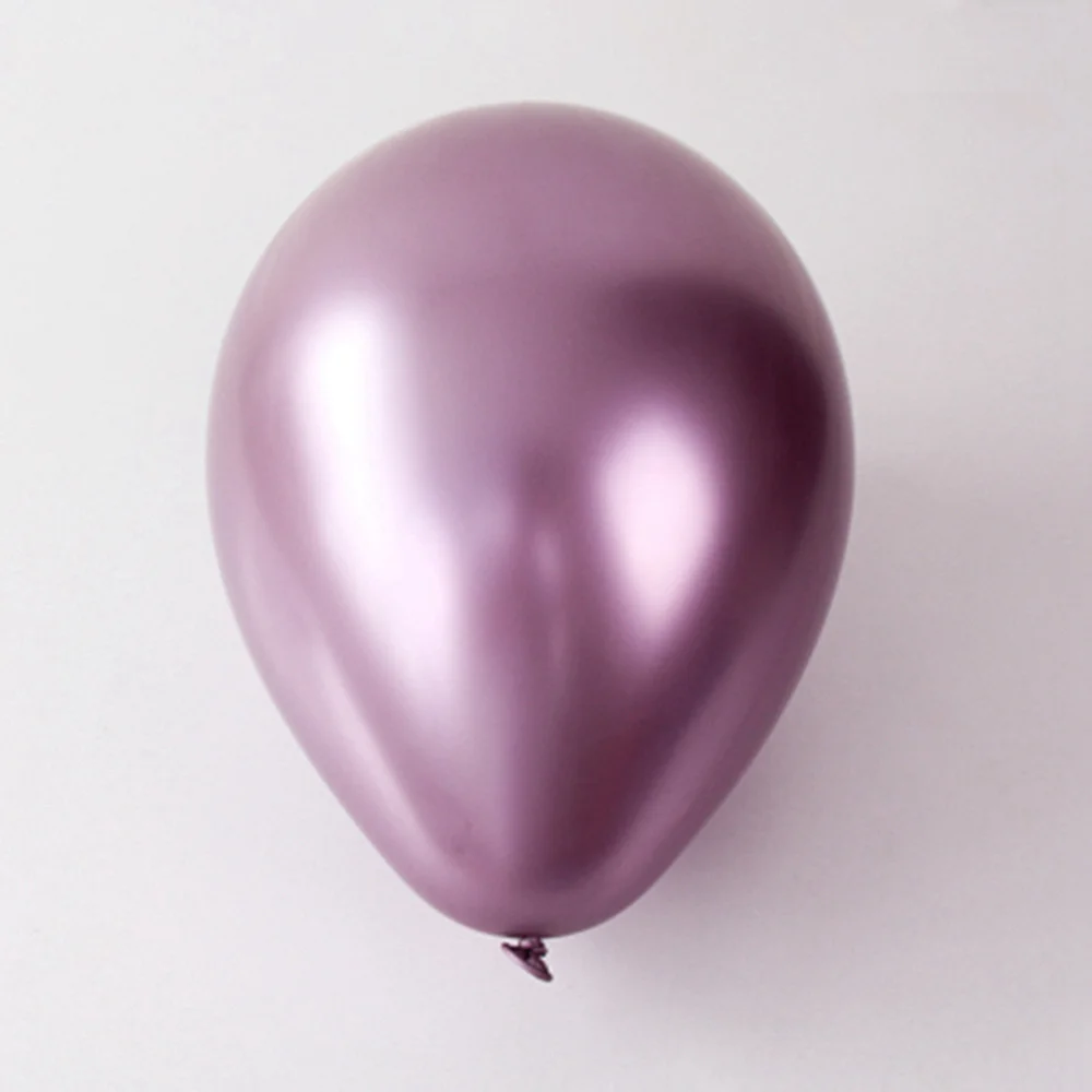 Light Purple 10 шт 12 дюймов блестящие металлические перламутровые латексные шары Свадебные украшения для дня рождения Детские игрушки Подарки воздушный шар Globos - Цвет: Light Purple