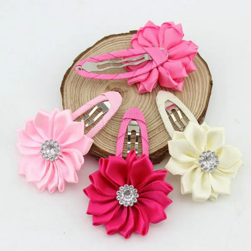 HOT SALE 1 Pcs Girl Flower Hairclips Baby Hairwear Hairpins Children Hair Accessories | Детская одежда и обувь