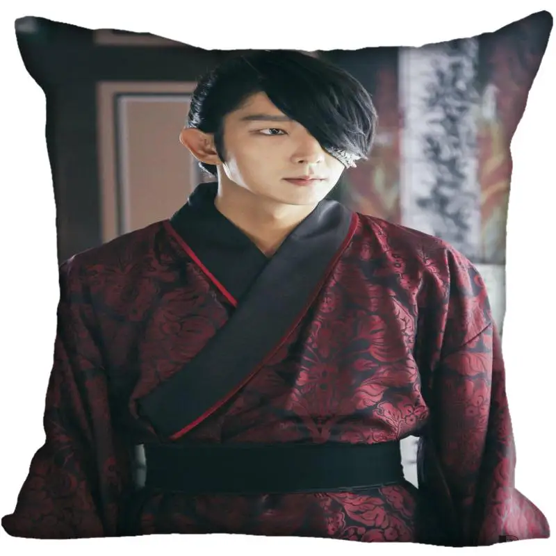 Корея Pop LEE JOON GI печать квадратные шелковые атласные наволочки 35x35 см 40x40 с одной