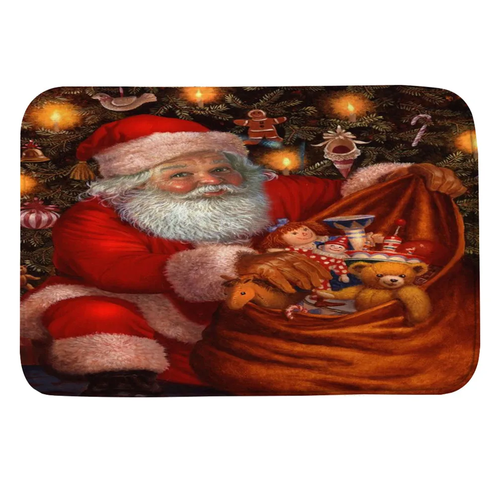 MQY181005143452003 Коврики Merry Christmas Декор ванная комната кухонные коврики Придверные коврики для гостиной Противоскользящий коврик супер абсорбирующий 40x60 см sep30 - Цвет: MQY181005143452003