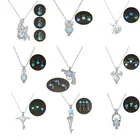 8 видов стилей Светящиеся в темноте ожерелья для женщин Русалка ключ Сова Пистолет Дракон ананас светящиеся бусины клетка кулон Модная бижутерия