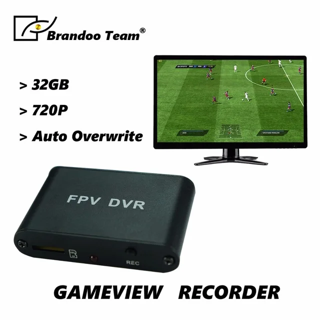 HD 720P DVR PS2 PS3 game recorder Game view Recorder Support 32G Micro SD card recording Free shipping | Безопасность и защита