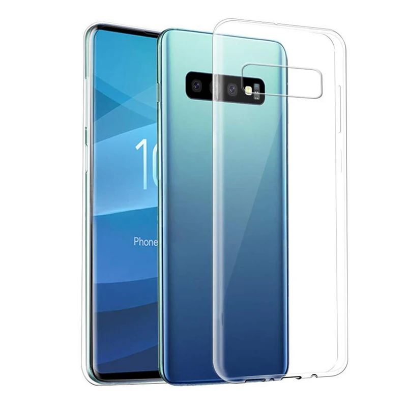 

clear soft tpu phone case For Samsung Galaxy S10 Plus Lite S10e S10Plus S10+ back cover thin silicone Transparent fundas shell