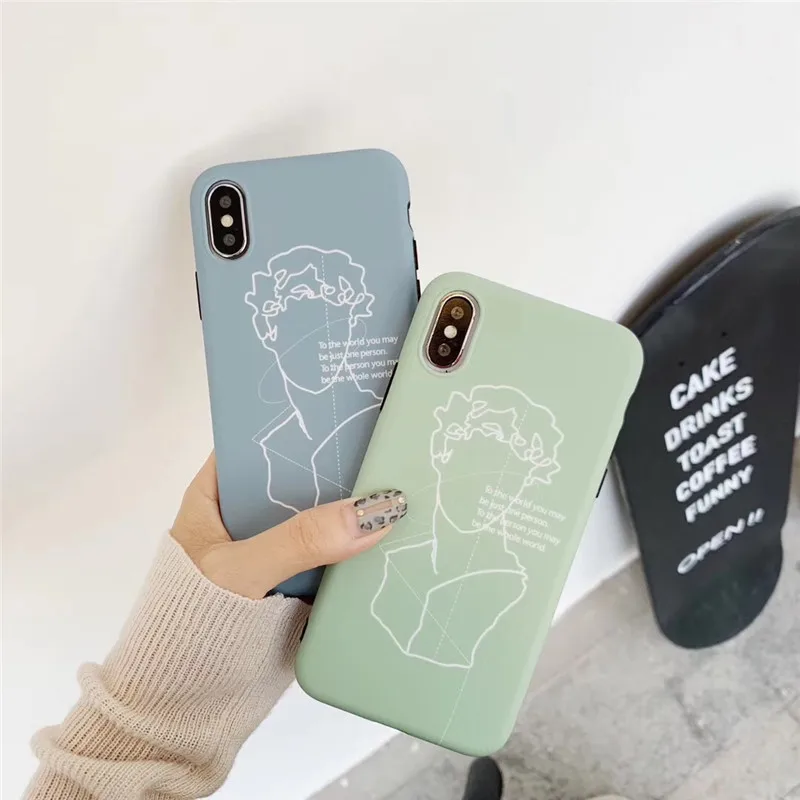 Простые линии книги по искусству символов чехол для iPhone XS Max XR X 7 плюс 8 6/S Мягкий