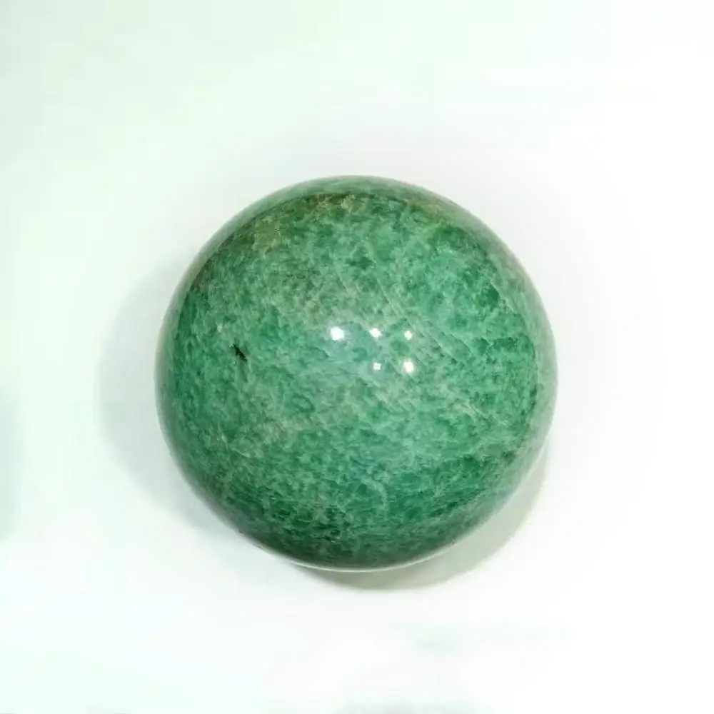 45 мм натуральный кристалл амазонита драгоценный камень исцеляющая сила шар