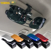 misima auto sun visor glasses fastener clip holder for sunglasses eyeglasses ticket card universal multi function portable