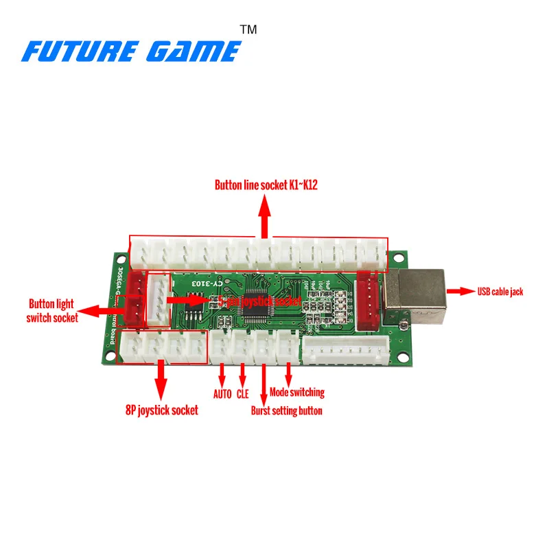 Игры Эмулятор телефона Android ТВ PC Аркада Комплект светодио дный Кнопка комплект 5 P
