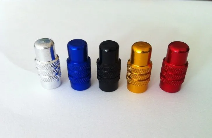 10 шт./лот новинка стильные алюминиевые металлические колпачки для велосипедных