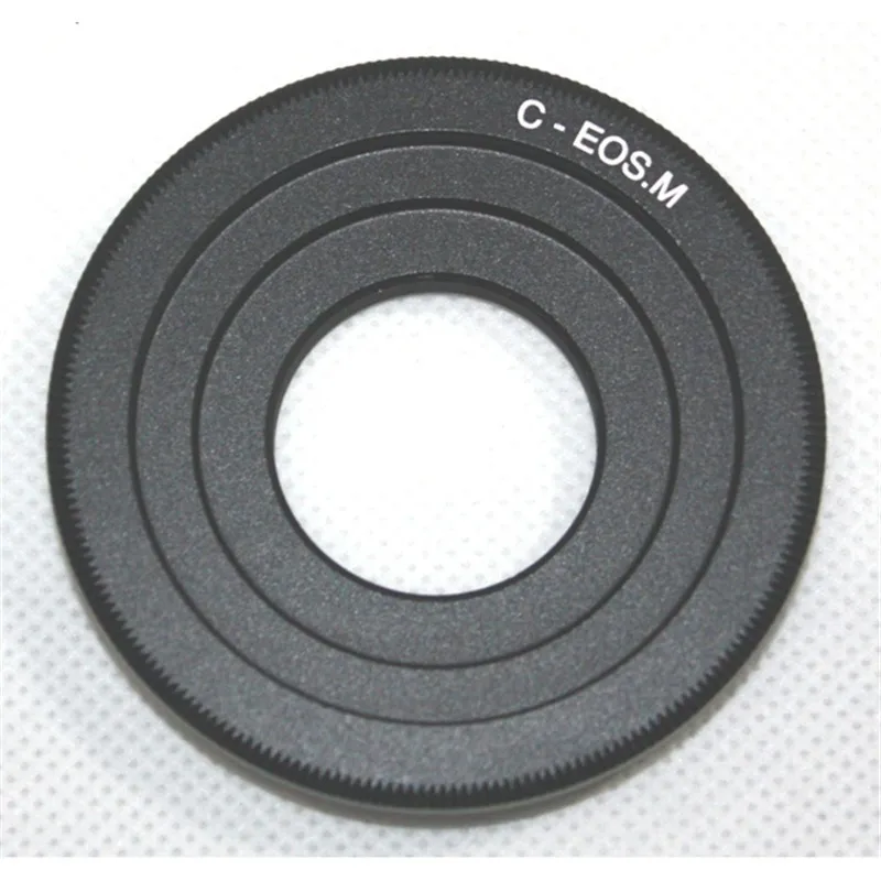 Бесплатная доставка черное кольцо адаптер для объектива камеры Canon EOS M M2 M3 с c