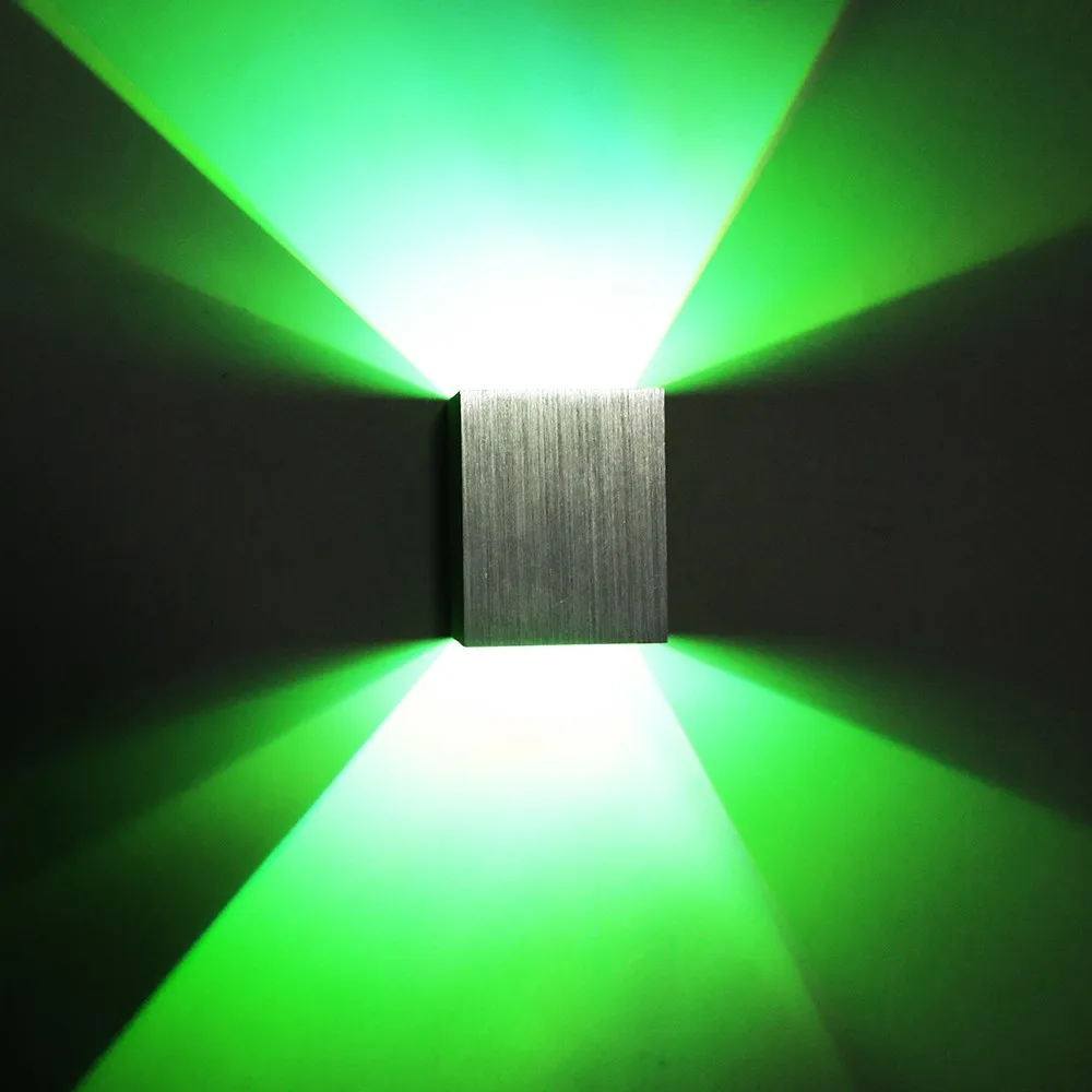 Светодиодный настенный светильник 3 Вт простой стиль бра RGB многоцветная Лампа