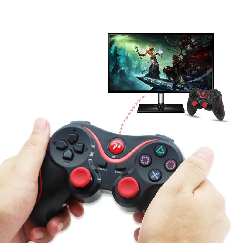Беспроводные контроллеры Bluetooth геймпады для PS 3 двухмоторный виброджойстик