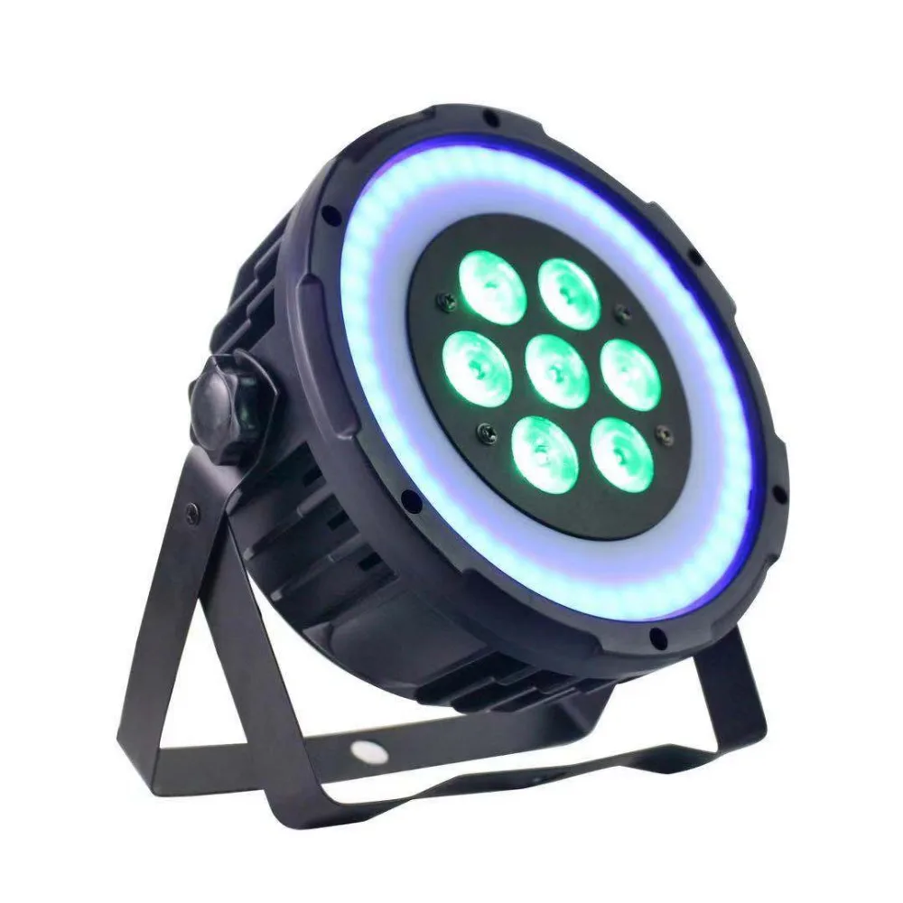 

TIPTOP New Design 7x10W RGBW 4IN1+48x RGB 3IN1 SMD Lamp Plastic Led Par Light DMX 9Channels High Quality TIPTOP Lighting