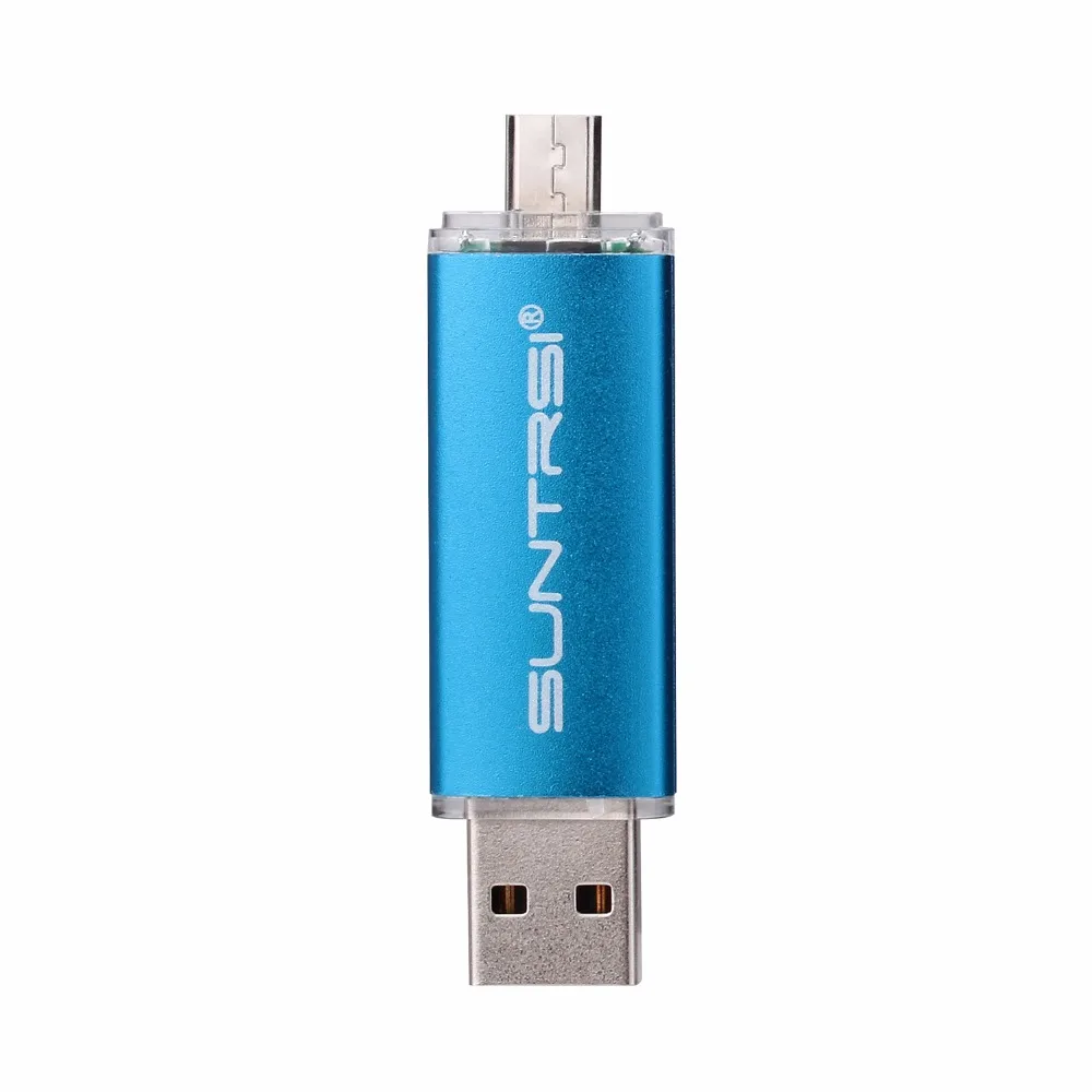 Suntrsi OTG USB флеш накопитель 16 Гб 32b 8 usb для смартфона флешка компьютера реальная