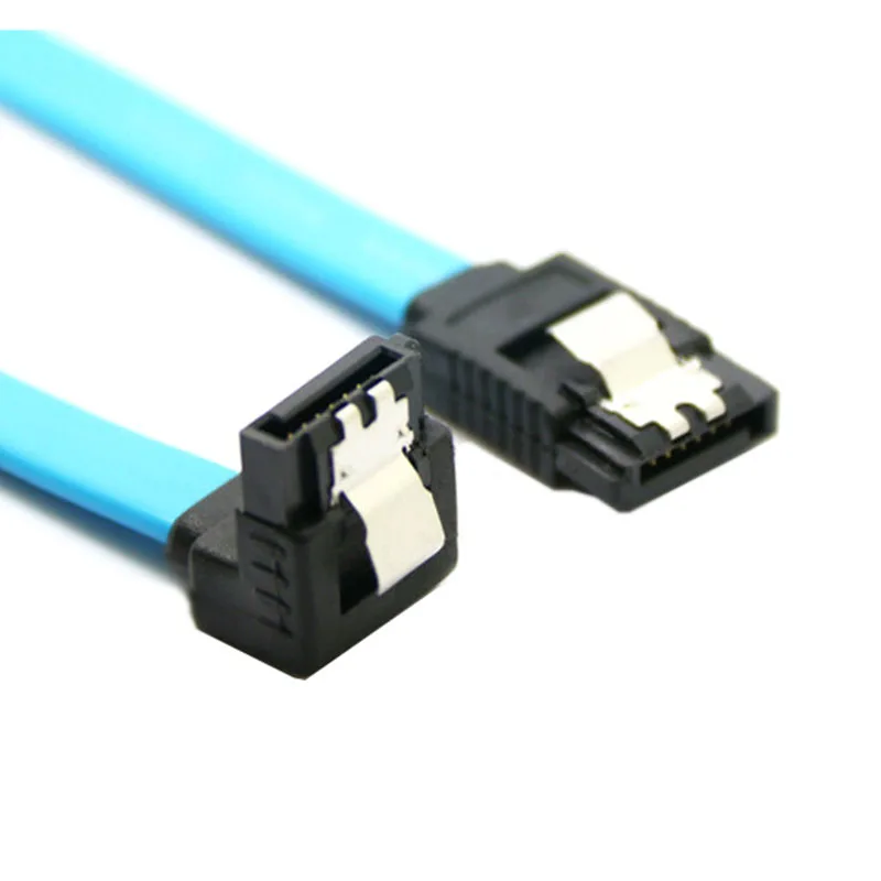 Высокоскоростной прямой прямоугольный кабель 6 Гбит/с SATA 3 0 ГБ/сек. III плоский для