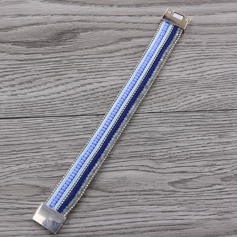 STRATHSPEY богемный кожаный браслет для женщин разноцветные браслеты с бусинами из