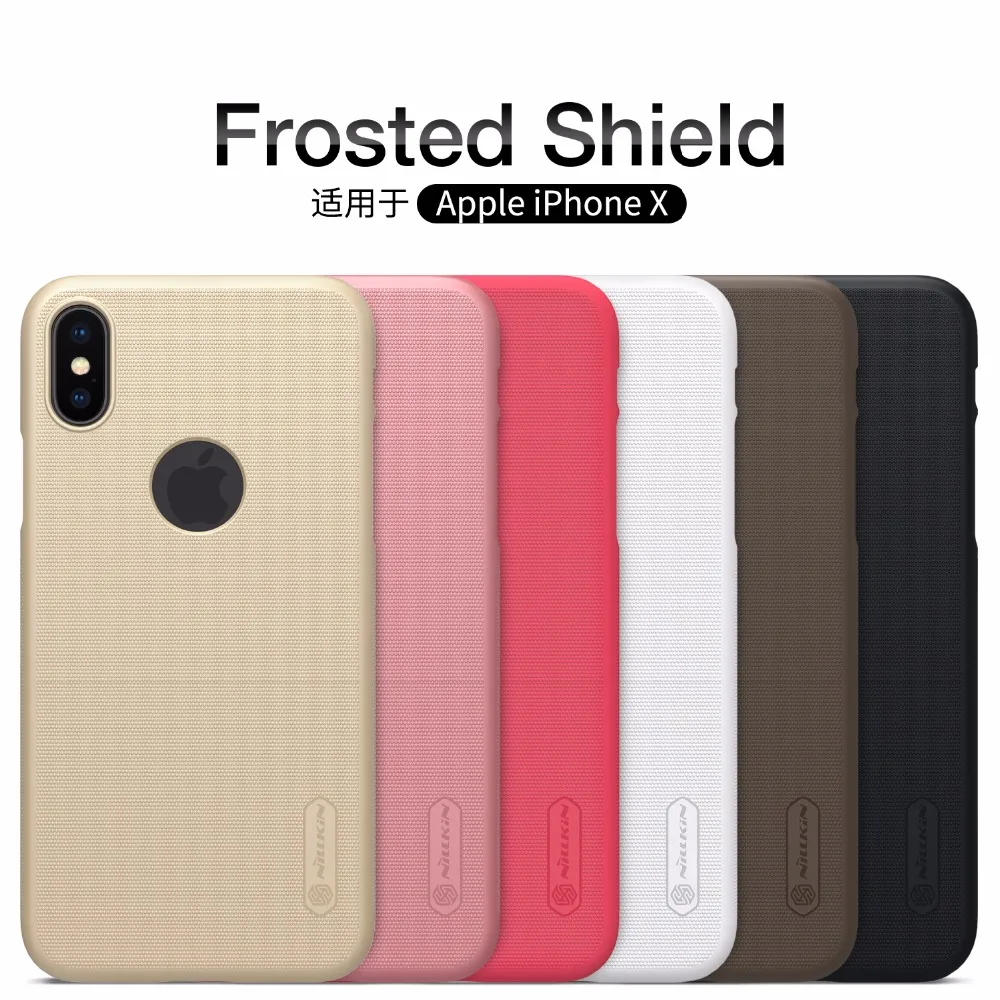 Case for iphone XS NILLKIN Super Frosted Shield hard back cover case for apple iphone X X S Max XR SE 5 5S 6 6S 7 PLUS