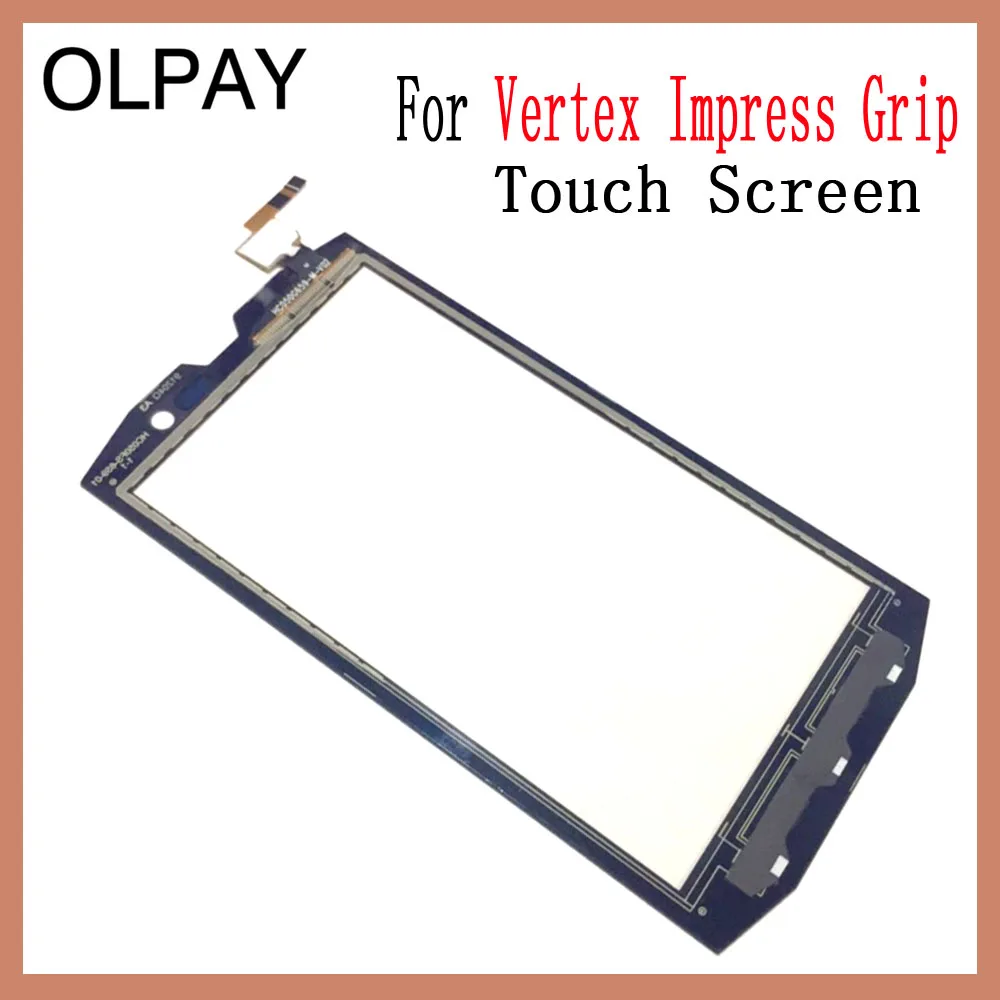 OLPAY 5," для Vertex Impress Grip сенсорный экран стекло дигитайзер панель объектив сенсор стекло Бесплатный клей и салфетки