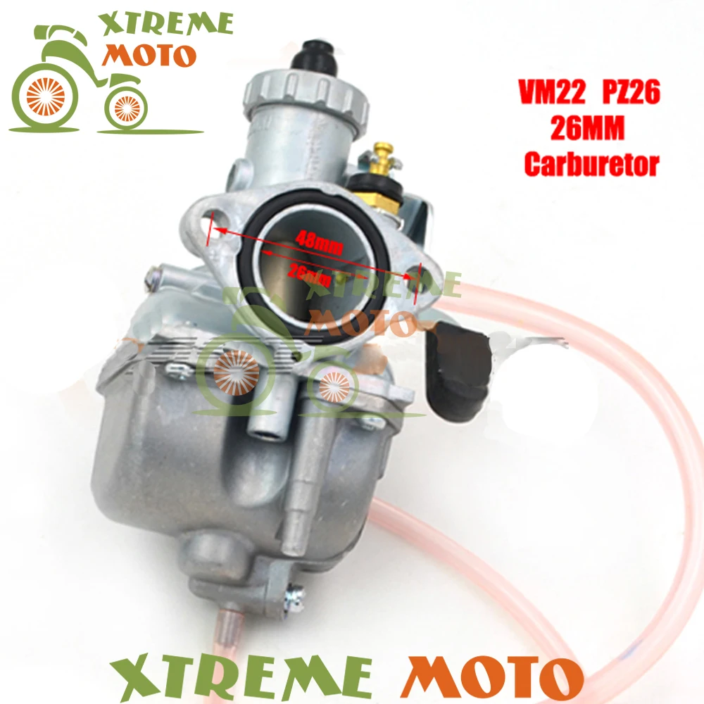 Высокая производительность VM22 PZ26 26 мм Карбюратор Carb для мотоцикла Dirt Pit Bike ATV QUAD
