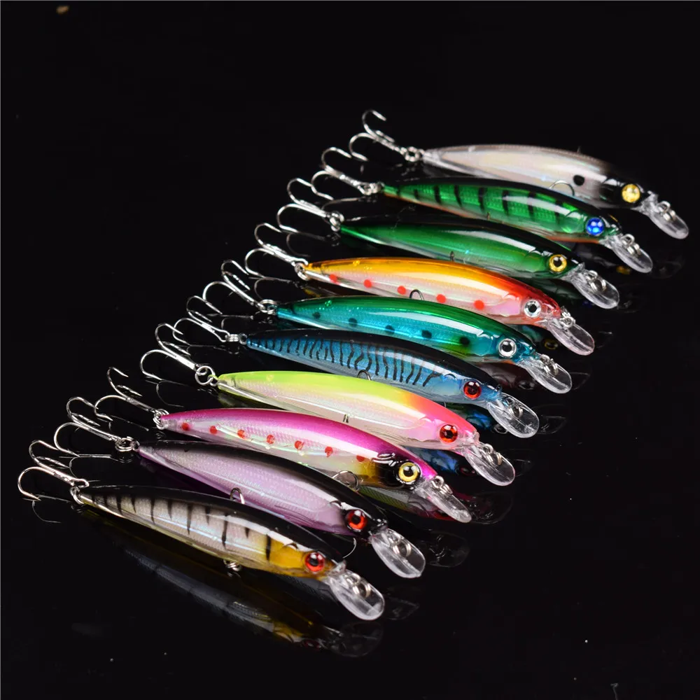 1 шт. плавающая приманка для рыбной ловли гольян лазерная жесткая искусственная 3D