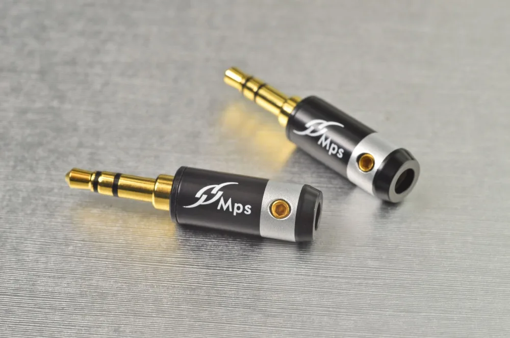 Hi Fi MPS Eagle 4S 3 полюса 5 мм аудио 24k позолоченный разъем для наушников разъемы jack