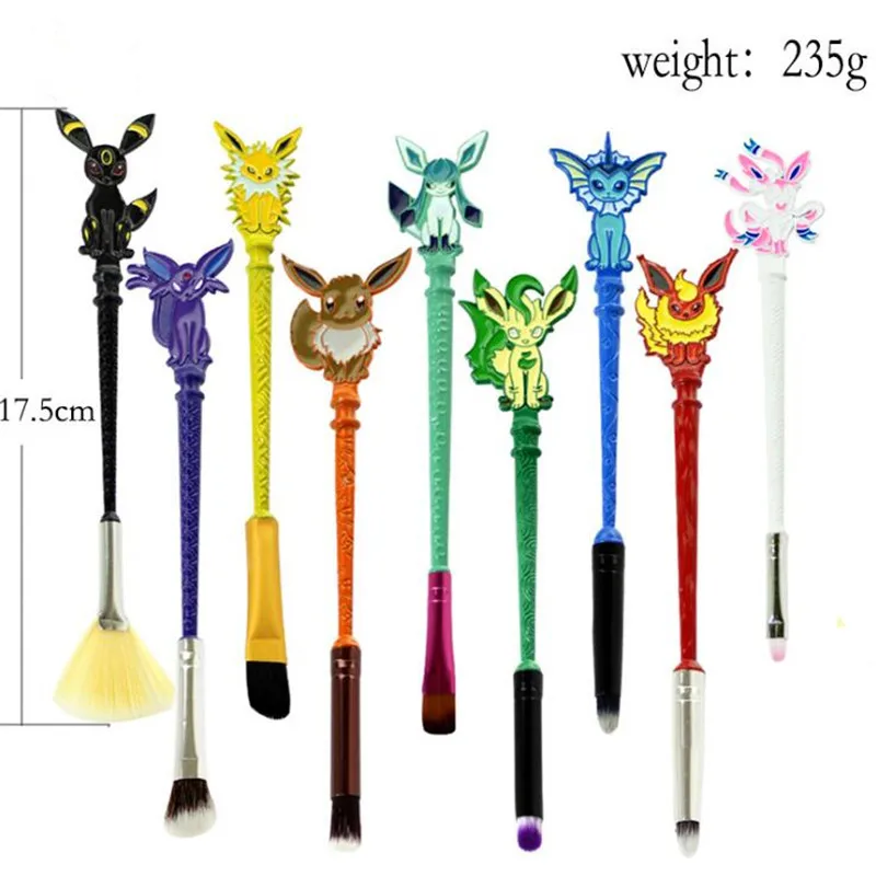 Японский аниме Pocket Monsters Cosmetic Brush косплей реквизит Pokemon Girl модные Хрустальные