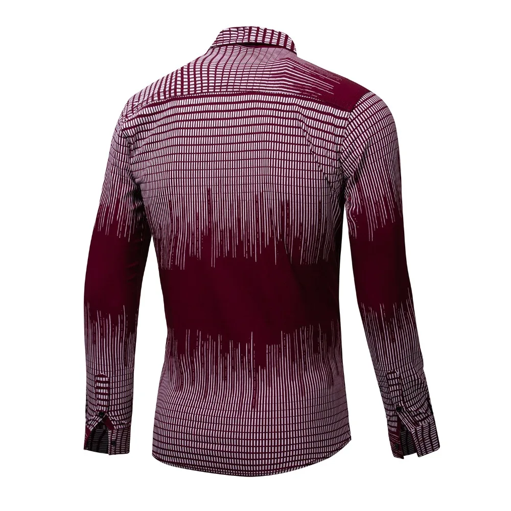 Мужская брендовая рубашка 2018 мужские высококачественные рубашки с длинным