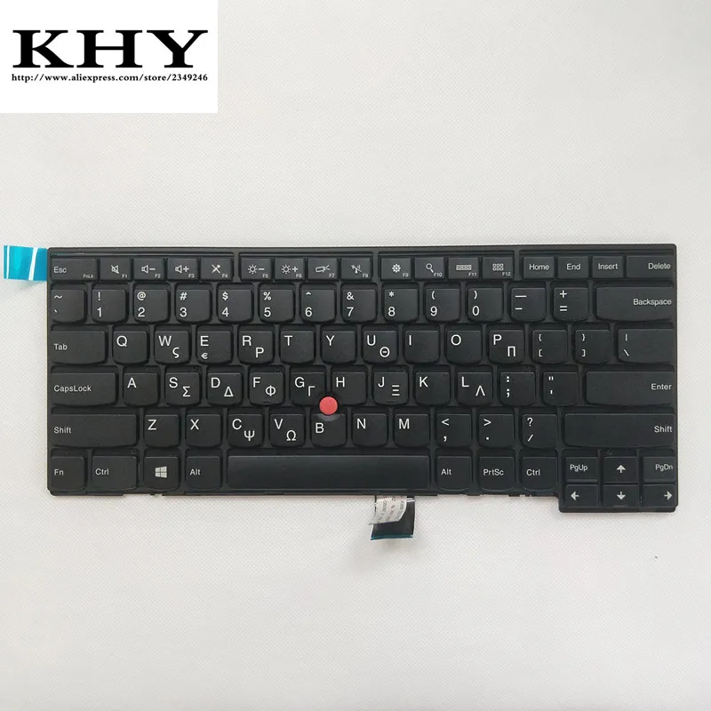 Оригинальная греческая клавиатура GR для ThinkPad L440 L450 L460 T440 T440P T440S T450 T450S T460 04Y0837 04Y0875