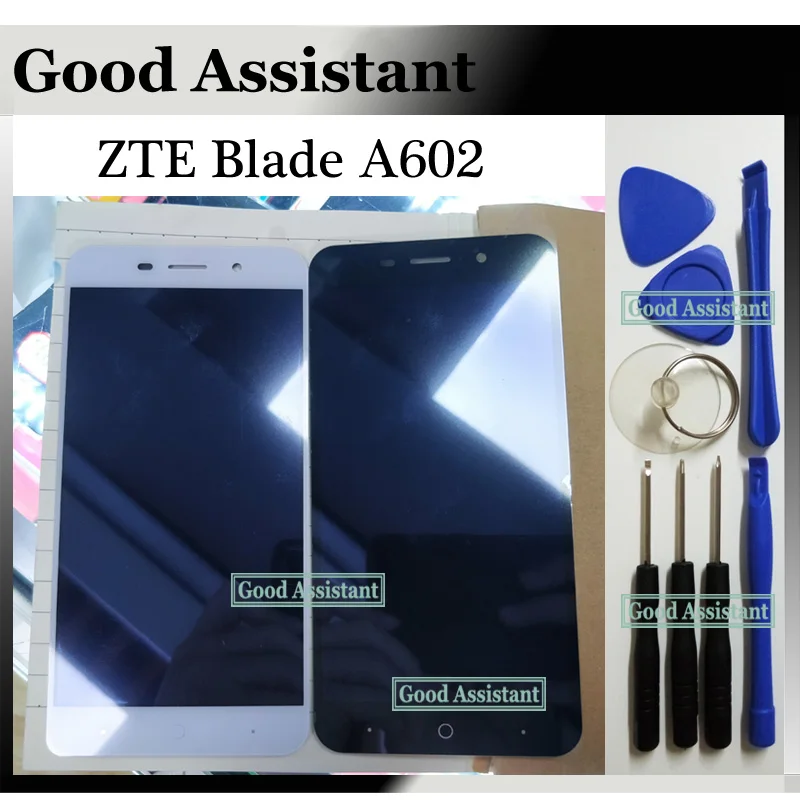 100% протестированный для задней панели/белый ZTE Voyage 4 лезвия A602 BA602 ЖК дисплей