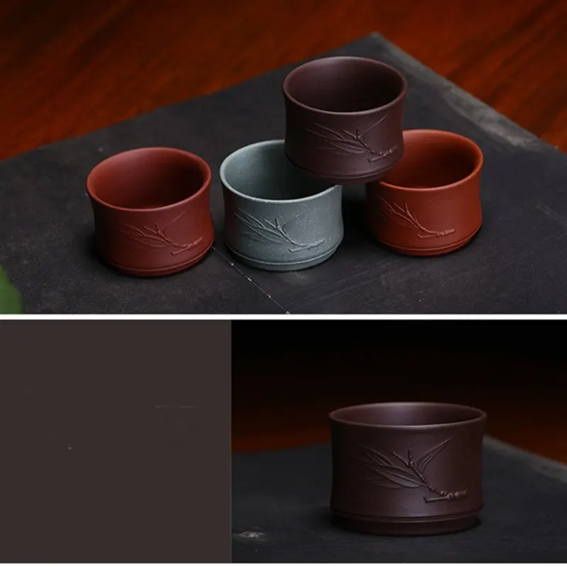 Креативный соединитель в виде бамбука 60 мл чайная чашка с бамбуковыми листьями