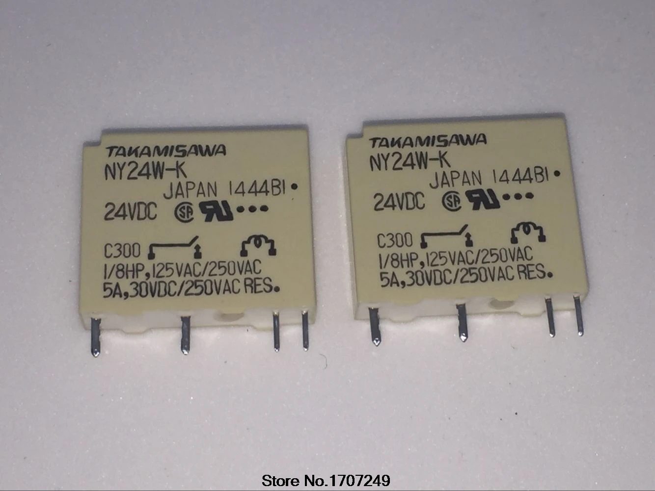 

Free Shipping10PCS 100% new original relay 10pcs/lot NY24W-K 24VDC 4PIN 5A
