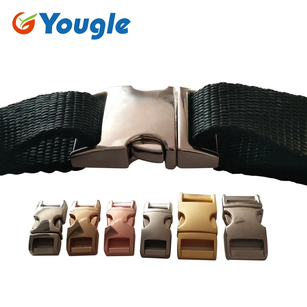 5 шт./лот металлический изогнутый Свадебный слот быстросъемные пряжки с боковой